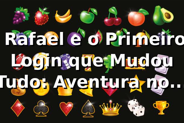 🚪 Rafael e o Primeiro Login que Mudou Tudo: Aventura no 57win Slot